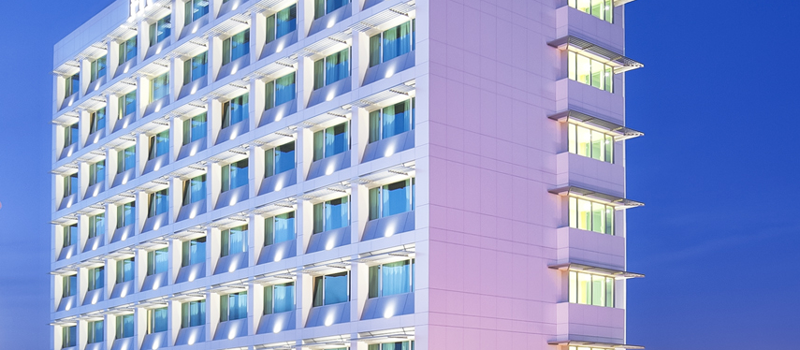 Façade Hotel HF Ipanema - Porto en panneaux composites